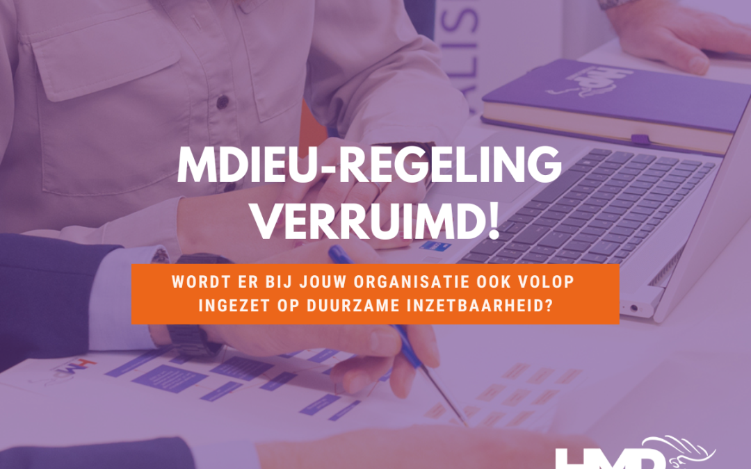 Goed nieuws: MDIEU-regeling verruimd!