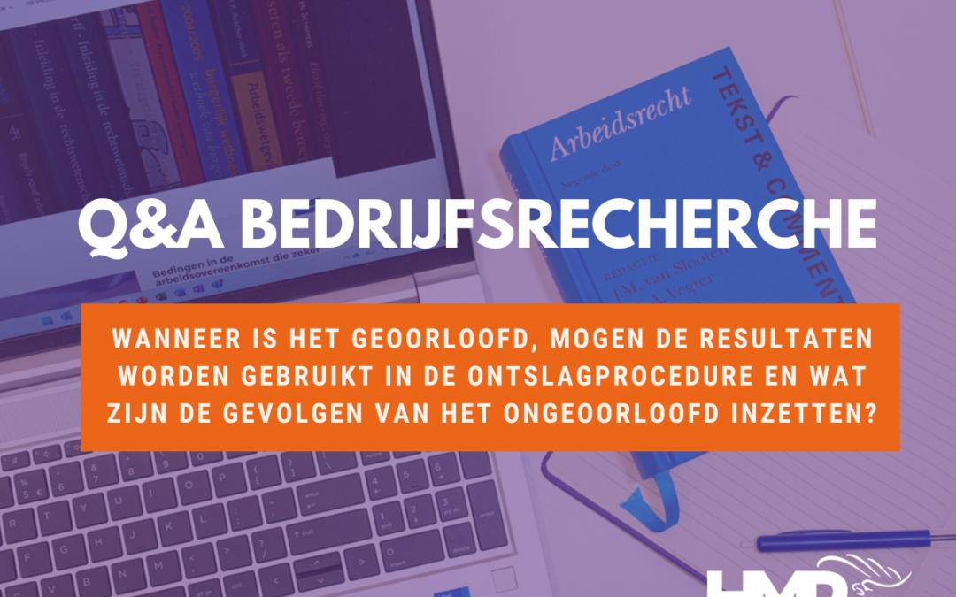 Q&A Bedrijfsrecherche