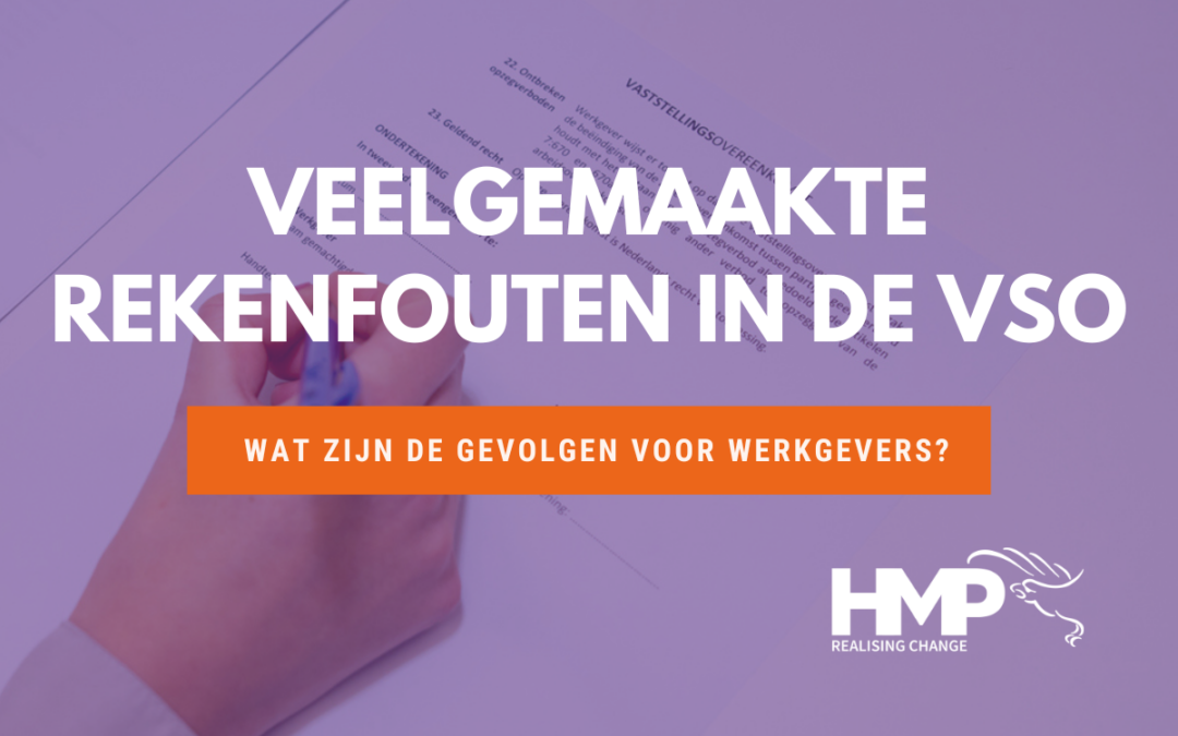 Wat zijn de gevolgen van rekenfouten in de vaststellingsovereenkomst?