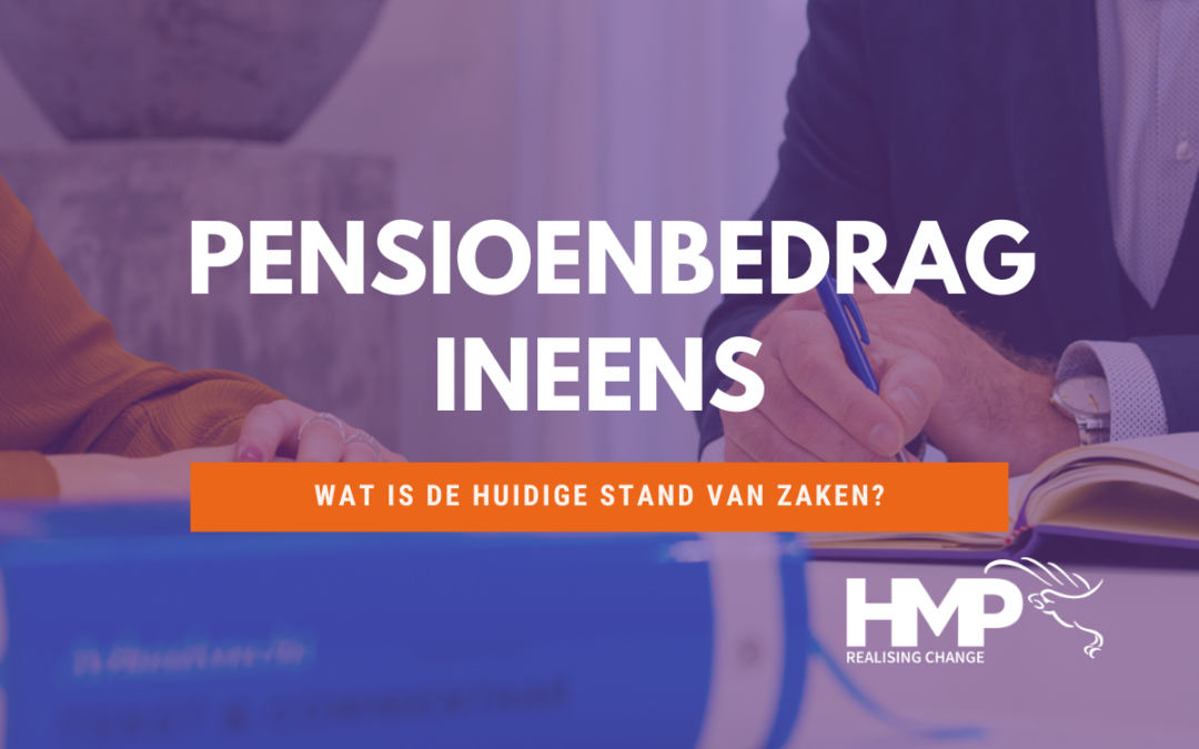 UPDATE! Het pensioenbedrag ineens